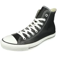 Converse Chuck Taylor All Star Hi Leder, Unisex - Schwarz