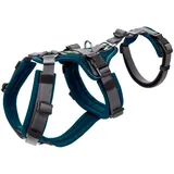 Hunter Maldon Hundegeschirr petrol/grau M