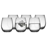 Lyngby Glas Juvel Wasserglas, Trinkglas, 39 cl, 6 Stck.