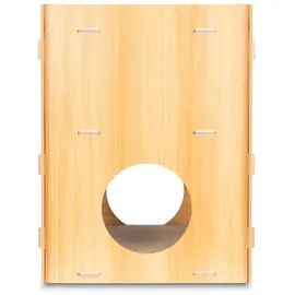Coil Kratztonne, Katzenhöhle, Katzenkratzbaum, Katzenbett, Katzenliege, Umweltfreundliches Bett, Kratzpappe, MDF, Höhe: 55 cm
