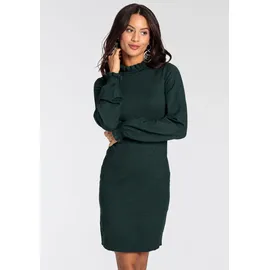 LAURA SCOTT Strickkleid Petrol-Melange 38