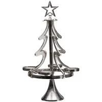 MY HOME Adventsleuchter »Tannenbaum, Weihnachtsdeko«, (1 St.), Kerzenständer aus