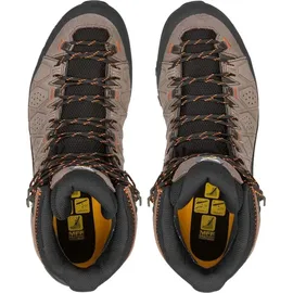 Salewa Alp Trainer Mid GTX Herren Wallnut/Fluo Orange 41