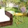Beistelltisch Gartentisch Ø 0 x 0 cm Gelb