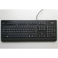 Fujitsu KB410 Tastatur US/RU schwarz