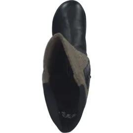 Softinos Damen Stiefel schwarz/braun - 39