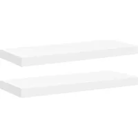 vidaXL Hängeregal 60 x 23,5 x 3,8 cm Weiß