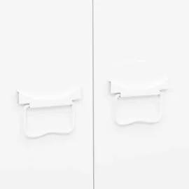 vidaXL Industrial Kleiderschrank 90x50x180 cm Weiß