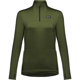 Gore Wear GOREWEAR Everyday Thermo 1/4-Zip Damen, Utility Green, 40