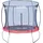 Hudora Fantastic 250V 200 cm inkl. Sicherheitsnetz rot