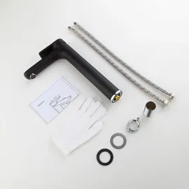 Bernstein 4025CB Waschtischarmatur Schwarz Matt