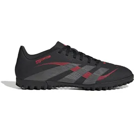 adidas Unisex Predator Club Turf Football Boots, core Black/Grey Four/Lucid red, 44 EU