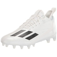 adidas Men's Adizero Scorch Football Shoe, White/Black/White, 14 - 49 EU