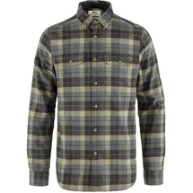Fjällräven Singi Heavy Flannel Langarmhemd Super Grau/Steingrau L