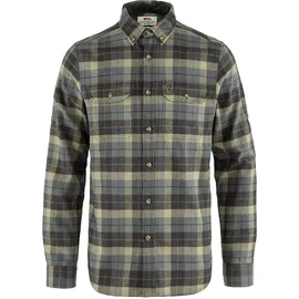 Fjällräven Singi Heavy Flannel Langarmhemd Super Grau/Steingrau L