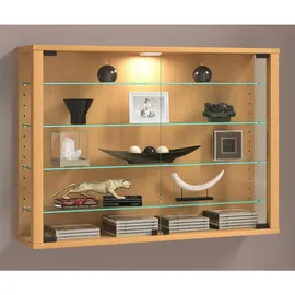 VCM Vitrine Vitrosa L 83 x 18 x 60 cm Goldfarben
