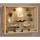 VCM Vitrine Vitrosa L 83 x 18 x 60 cm Goldfarben