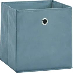 Aufbewahrungsbox ZELLER PRESENT, blau, B:28cm H:28cm T:28cm, Vlies, Aufbewahrungsboxen, faltbar und schnell verstaut