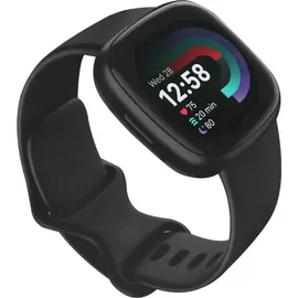 Fitbit Versa 4 aluminium graphit schwarz/schwarz