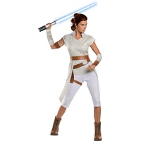Rubies 701262_L Star Wars: The Rise of Skywalker Rey Kostüm, Erwachsenengröße, mehrfarbig, Größe L