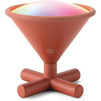 Umbra Cono Tragbare Smart Lampe mit Nanoleaf Technologie in Terrakotta Braun