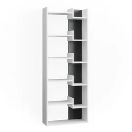 Vicco Bücherregal Raumteiler 61 x 160,2 x 22 cm Weiß