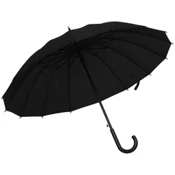 Regenschirm Automatisch Schwarz 105cm