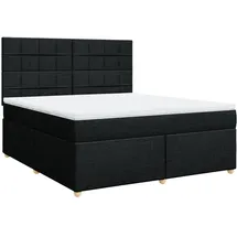 vidaXL Cruz Block 180 x 200 cm Schwarz