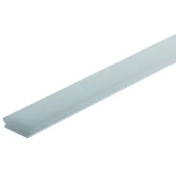 rutec Licht 2 Meter Profil Abdeckung matt Aussen PMMA, Kabelrinnenabdeckung, Ede