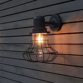 ECO-Light Bird Aussenwandleuchte E27 dimmbar IP44 Braun-Gold