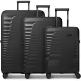 farmhood Eco Edition Koffer-Set 3-tlg. schwarz