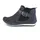Gemini Damen Stiefelette Leder Cutouts floral Muster 382019-19, Größe:38 EU, Farbe:Blau - Blau - 38