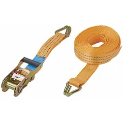 Spanngurt mit Ratsche   und 2 Haken