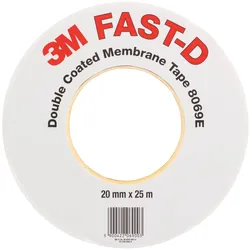 3M FAST-D 8069E Flexible Air Sealing Tape, 20mm x 25m, 0.410mm