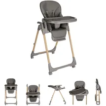 KIKKABOO Kinderhochstuhl Olive Räder (Hochstuhl)