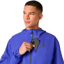 Asics Fujitrail Elite Waterproof Laufjacke Herren Blau L