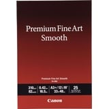 Canon Paper/Premium FineArt Smooth 25 Blatt 310 g/m2, A3+, 1 x), Fotopapier Weiss