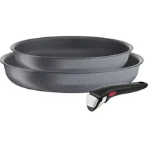 Tefal Ingenio Natural Force Pfannenset 3-teilig L3969102 - Schwarz
