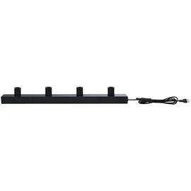 Paulmann Regula II 4x40 W dimmbar Schwarz 7,5 cm