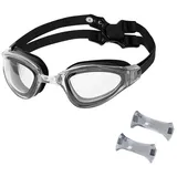 NILS AQUA Schwimmbrille Taucherbrille Sportbrille schwarz