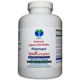 KURKUMA + INGWER + CHILI + PFEFFER - Piperin & Curcumin - UniKomplex - 360 Pulver Kapseln - Natur pur - OHNE ZUSATZSTOFFE. 27040-360