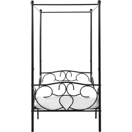Beliani Sormery 90 x 200 cm Schwarz