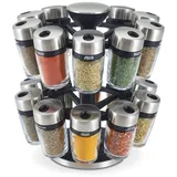 Cole&Mason Cole & Mason Premium Kräuter- & Gewürzkarussell 20 Gläser