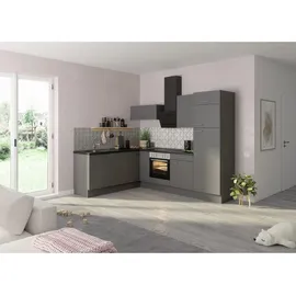 OPTIFIT Winkelküche L-Form 270 cm basaltgrau matt
