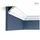 Orac Eckleiste C215 200 x 4,7 x 4,7 cm