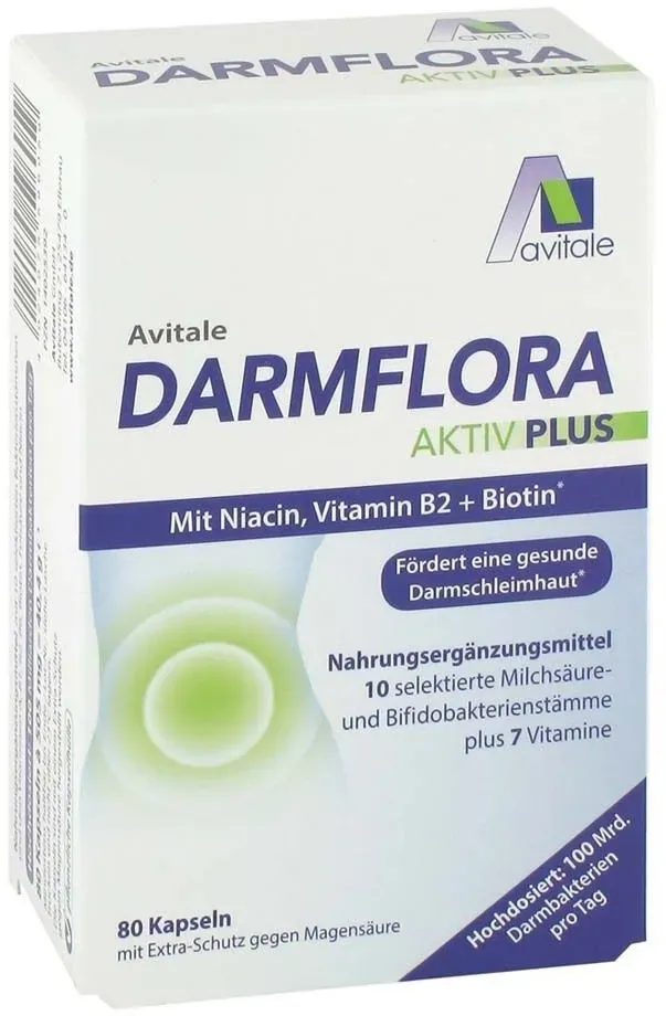Avitale Darmflora Aktiv Plus m.100 Milliarden Bakterien pro Tag