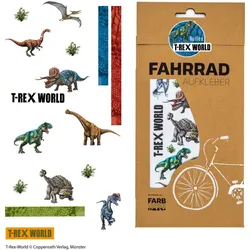 T-Rex-World Fahrradaufkleber Reflex für Kinderrad EINHEITSGRÖSSE