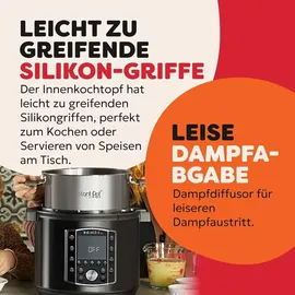 Paderno Instant Pot Pro 10-in-1-Elektro-Multikocher 1200 W,