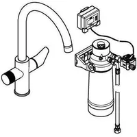 Grohe Starter Kit Blue Pure BauCurve Spültischb. mit Ultrasafe-Filter chrom