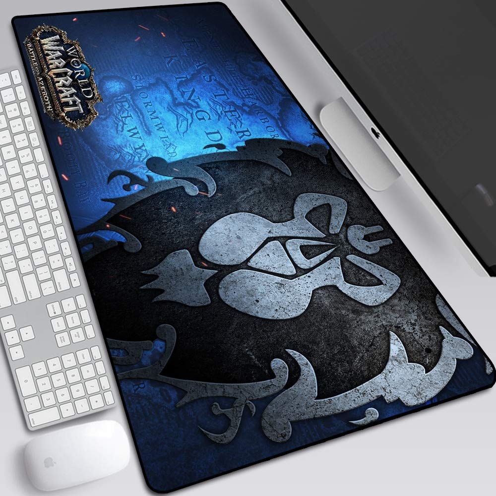 BILIVAN World of Warcraft Gaming-Mauspad, groß, 900 x 400 mm, perfekte Präzision und Geschwindigkeit, Gaming-Mauspad mit 3 mm dicker Basis für Notebooks und PC (5)